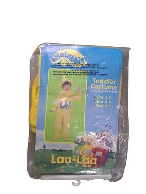 Teletubbies Laa-Laa Toddler Costume Size 1-2 Yellow Outfit New With Packaging